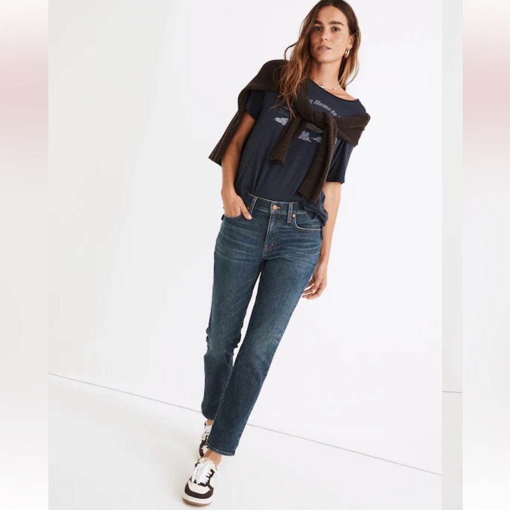 Madewell Tomboy Straight Dark Blue Wash Women’s 25